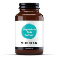 Viridian Nutrition Magnesium B6, Saffron 60 kapslí (Hořčík, B6,šafrán)