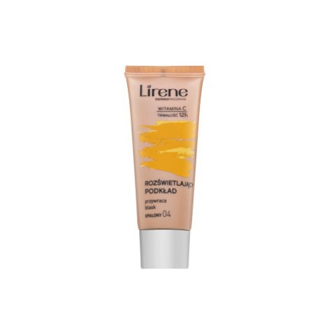 Lirene Brightening Fluid with Vitamin C 04 Tanned fluidní make-up pro sjednocení barevného tónu 