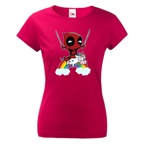 Dámské tričko s potiskem Deadpool pro fanoušky Marvelovek BezvaTriko