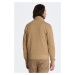 MIKINA GANT SACKER RIB HALF ZIP KHAKI MEL