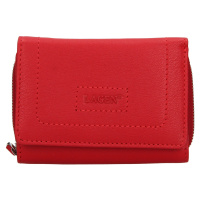 Dámská kožená peněženka Lagen Krista - červená