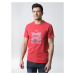 Loap Belk Pánské tričko CLM2218 Červená