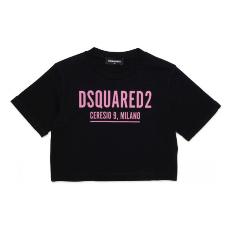 Tričko dsquared t-shirt černá Dsquared²