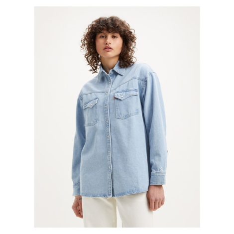 Levi&#39;s Světle modrá dámská džínová košile Levi's® Dorsey Western - Dámské Levi´s