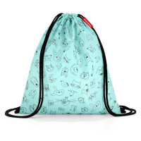 Pytlík na záda Reisenthel Mysac kids Cats and dogs mint