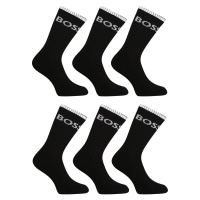 6PACK ponožky Hugo Boss vysoké černé