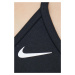 Plavková podprsenka Nike černá barva, měkký košík