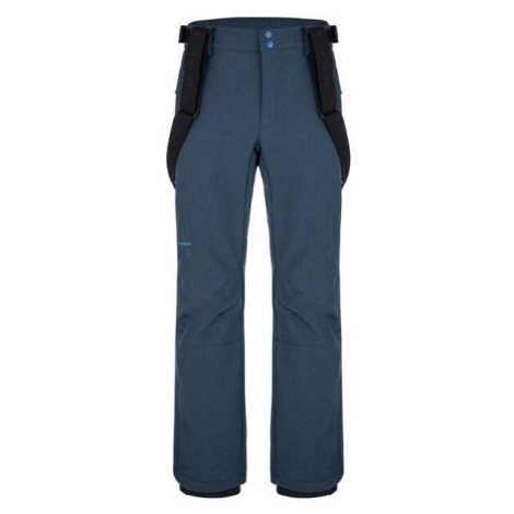 Loap LUPOUN Pánské lyžařské softshellové kalhoty, tmavě modrá, velikost