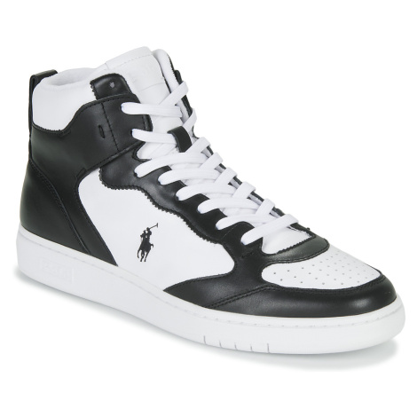 Polo Ralph Lauren POLO CRT HGH-SNEAKERS-LOW TOP LACE Černá