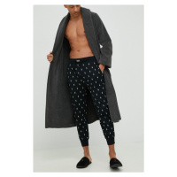 Bavlněné pyžamové kalhoty Polo Ralph Lauren černá barva, 714899500