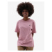 Růžové dámské tričko VANS - Dámské
