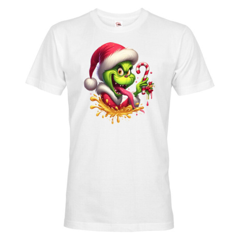 Pánské triko Grinch - skvělé vánoční triko BezvaTriko