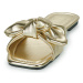 Only ONLMILLIE-3 PU BOW SANDAL FOIL Zlatá