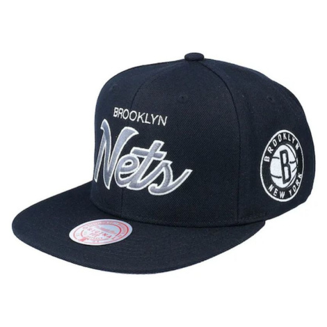 Kšiltovka Mitchell & Ness NBA Brooklyn Nets Team Script 2.0 Snapback Nets HHSS3280-BNEYYPPPBLCK