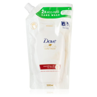 Dove Silk Fine tekuté mýdlo na ruce náhradní náplň 500 ml