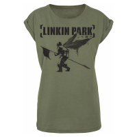 Linkin Park Hybrid Theory Dámské tričko olivová