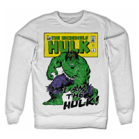 The Hulk mikina, I Am The Hulk Sweatshirt White, pánská
