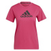 adidas DESIGNED TO MOVE TEE Dámské sportovní tričko, růžová, velikost