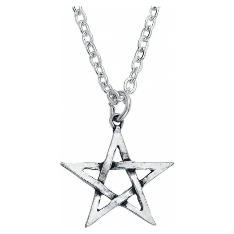 Alchemy Gothic pentagram Náhrdelník - řetízek stríbrná