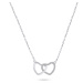 Brilio Silver Romantický stříbrný náhrdelník se zirkony NCL91W