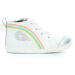 Bobux Alley-Oop White+Silver+Rainbow I walk/Kid +