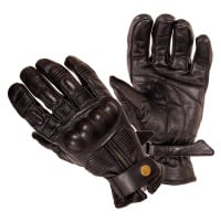 Kožené letní moto rukavice B-STAR Prelog černá