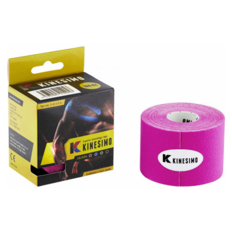 Ares KINESIMO SUPERIOR KINESILOGY TAPE Sportovní tejp, růžová, velikost