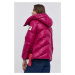 Péřová bunda After Label dámská, růžová barva, zimní