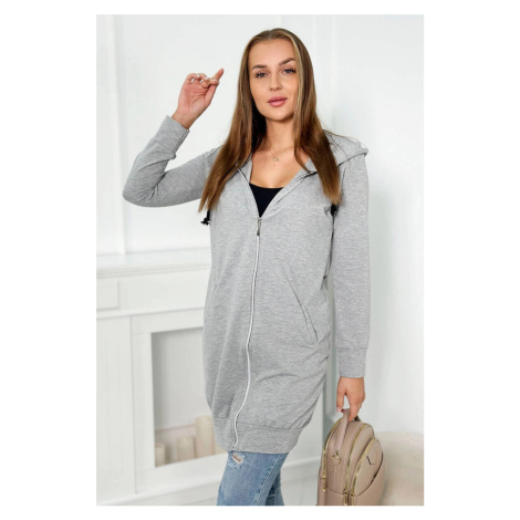 Kesi Mikina Zelda s kapucí dlouhá Barva: Šedá