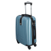 Plastový cestovní pilotní kufr Peek, metalická modrá S