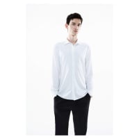 DEFACTO Slim Fit Polo Neck Jersey Long Sleeve Shirt
