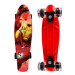 Disney IRON MAN Skateboard, červená, velikost