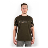 FOX Raglan Khaki/Camo Sleeve T-Shirt
