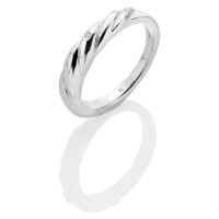 Hot Diamonds Nadčasový stříbrný prsten s diamantem Most Loved DR238 54 mm