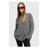 Halenka AllSaints RITA STRIPE TEE dámská, bílá barva, vzorovaná, W003JY