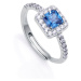 Viceroy Elegantní stříbrný prsten se zirkony Clasica 13154A013