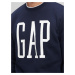 Mikina GAP Logo pullover sweatshirt Tmavě modrá