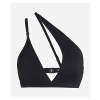 Plavky karl lagerfeld karl dna sign one shoulder top black