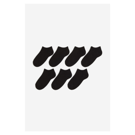 H & M - Sportovní ponožky 7 párů - černá H&M