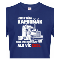 Pánské tričko pro řidiče kamionu / kamioňáky - Táta kamioňák