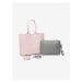 Světle růžová dámská kabelka s kosmetickou taštičkou VUCH Gabi Casual Pink