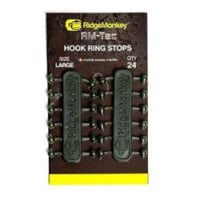 RidgeMonkey RM-Tec Hook Ring Stops Large 24ks