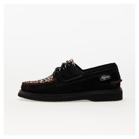 PLEASURES x Sperry Vibram 3-Eye Boat Shoe Black