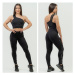 NEBBIA - Fitness legíny s vysokým pasem 834 (black) - NEBBIA