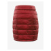 Červená dámská prošívaná sukně ALPINE PRO Lorfa