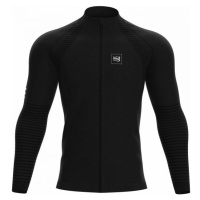 Compressport SEAMLESS ZIP SWEATSHIRT Pánská sportovní mikina, černá, velikost