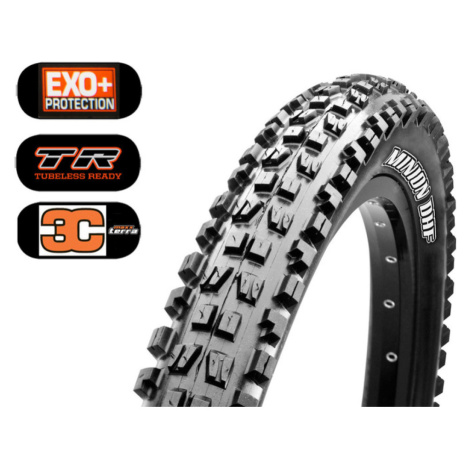 MAXXIS plášť - MINION DHF 3CT/EXO+/TR 27.5" - černá