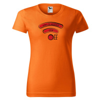 DOBRÝ TRIKO Vtipné dámské tričko Jsem OFF Barva: Oranžová