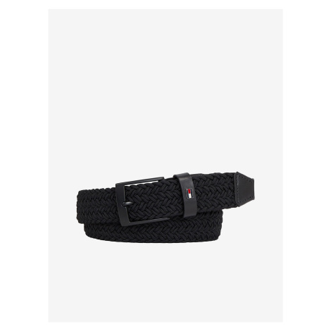 Černý pánský pásek Tommy Hilfiger Adan 3.5 elastic
