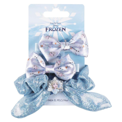 HAIR ACCESSORIES BOW 3 PIECES FROZEN